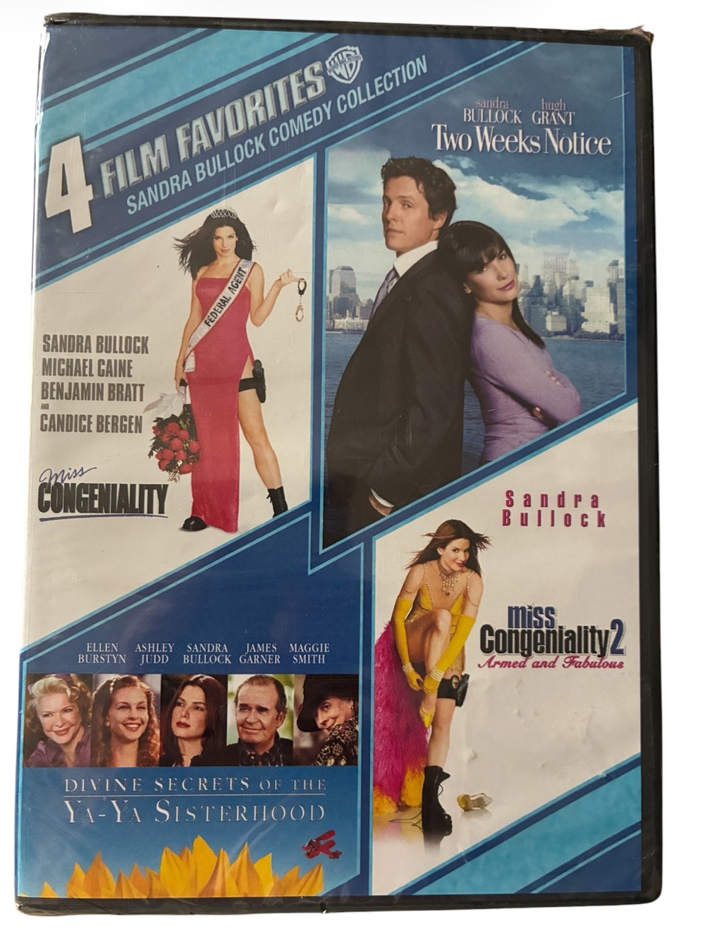 4 Film Favorites Sandra Bullock Comedy Collection DVD New Sealed